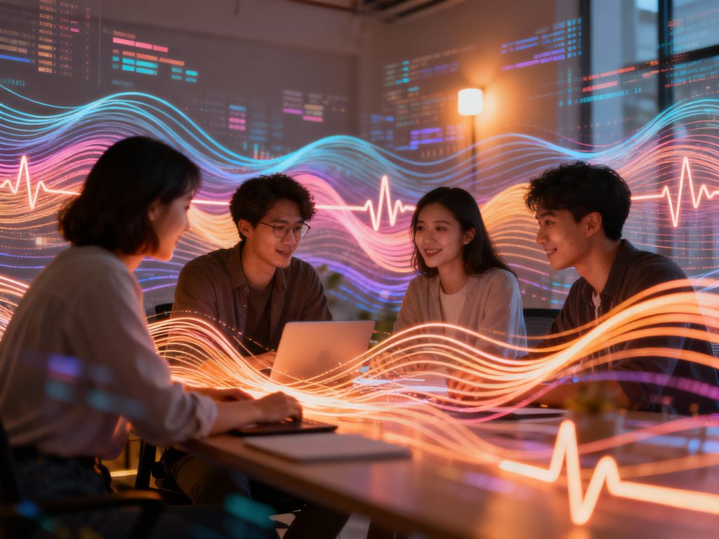 2026년과 여러 언어의 단어가 특징인 인간 두뇌의 복잡한 페이퍼 아트 조각품