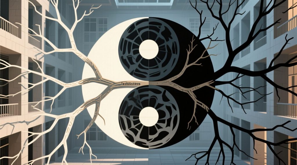 슬픔, 분노, 놀라움 등 다양한 감정을 분석하는 AI 감정 인식 인터페이스와 함께 있는 여성의 얼굴