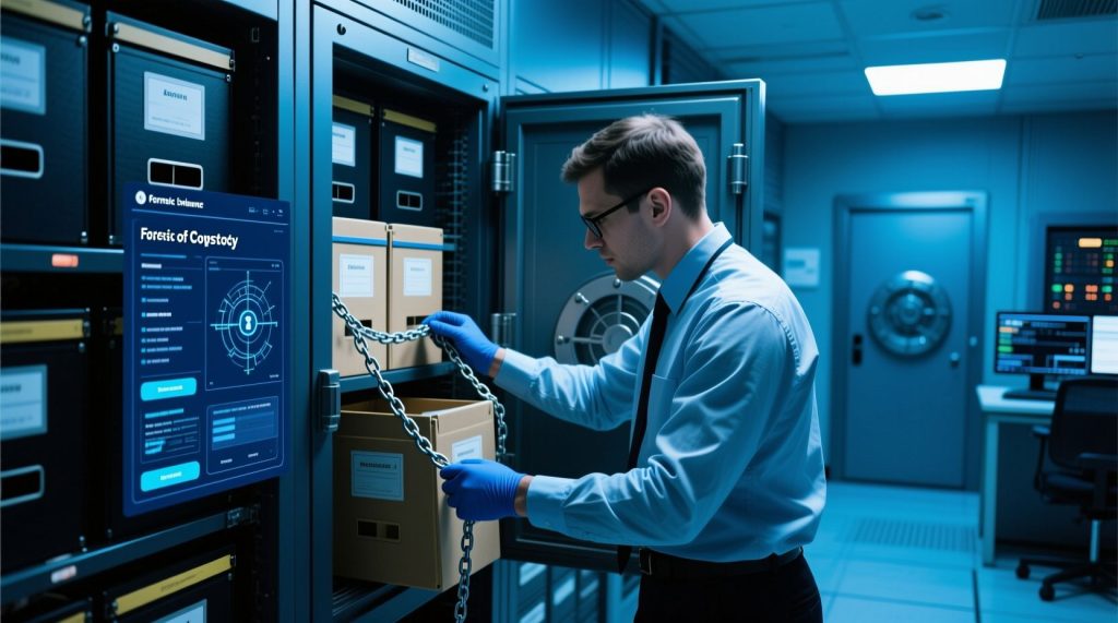 법적 문서와 저울 위에 놓인 판사 망치를 둘러싼 빨간색 경고 표시가 있는 법률 규정 개념 이미지