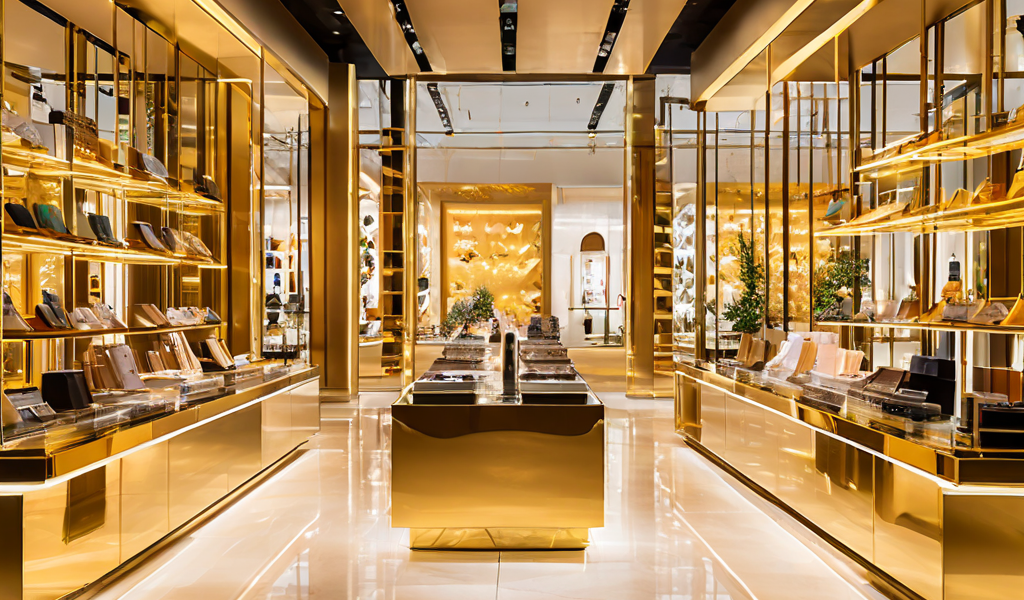 소비자 심리를 고려한 매장의 골든 라이트 프리미엄 섹션은 고객의 구매 욕구와 매장의 판매 흐름을 동시에 극대화하는 매력적이고 효율적인 쇼핑 공간을 연출합니다.