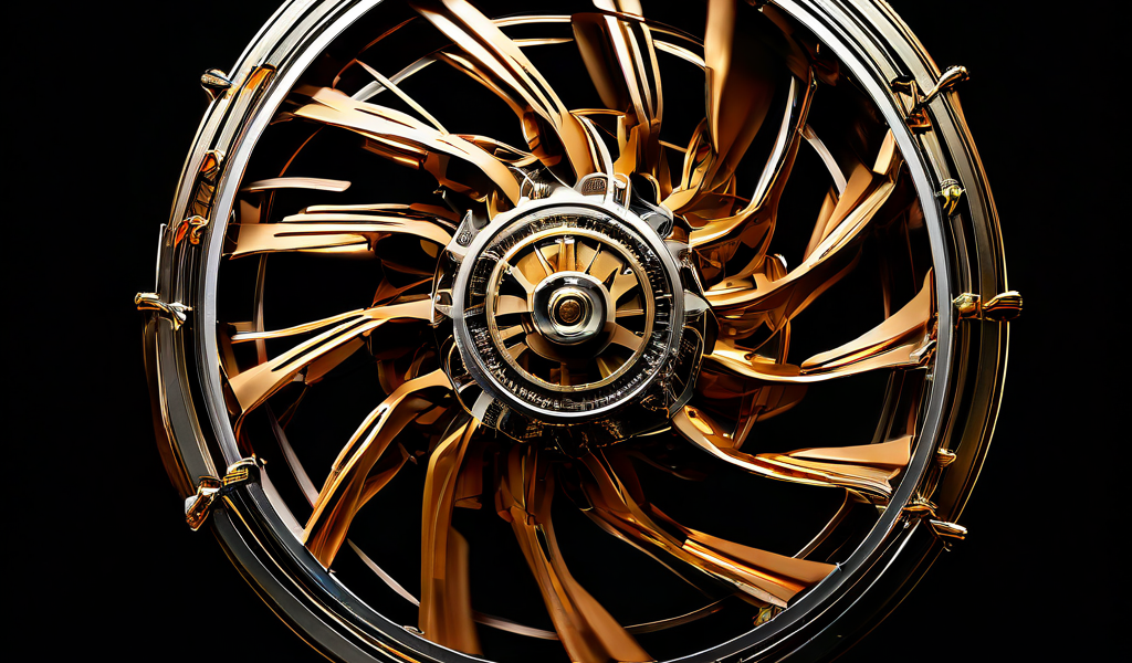 인간의 인지 한계와 기계적 설계의 충돌을 상징적으로 보여주며, 선풍기의 회전 날개가 시각적으로 드러나 단순한 착시 현상이 아님을 설명하는 개념 이미지입니다.