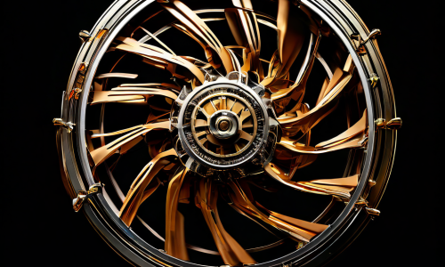 인간의 인지 한계와 기계적 설계의 충돌을 상징적으로 보여주며, 선풍기의 회전 날개가 시각적으로 드러나 단순한 착시 현상이 아님을 설명하는 개념 이미지입니다.