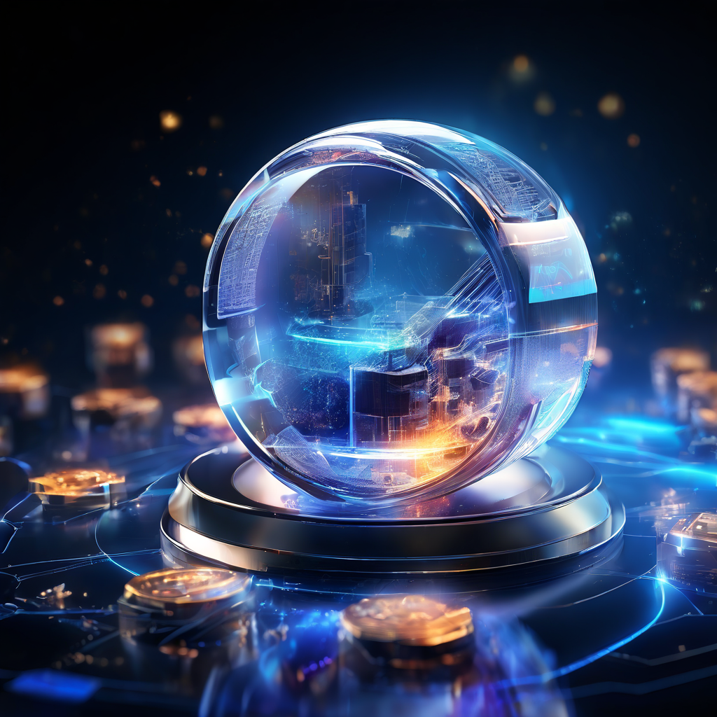 Live baccarat betting limit displayed on secure digital platform interface with glowing data flow and cloud service layers.