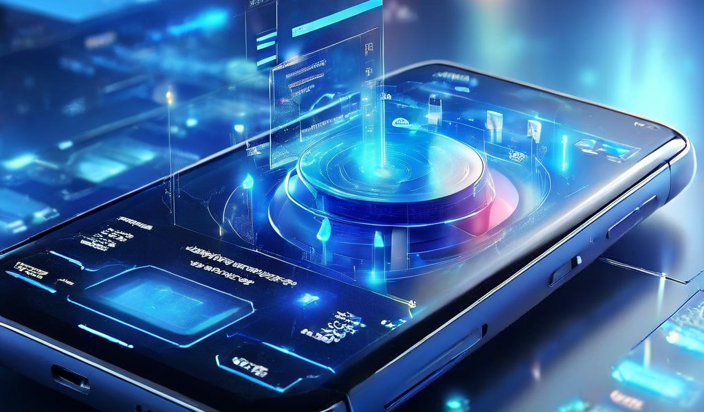 Futuristic mobile interface close-up showing layered data paths and glowing secure service flow for bet slip check in an online...