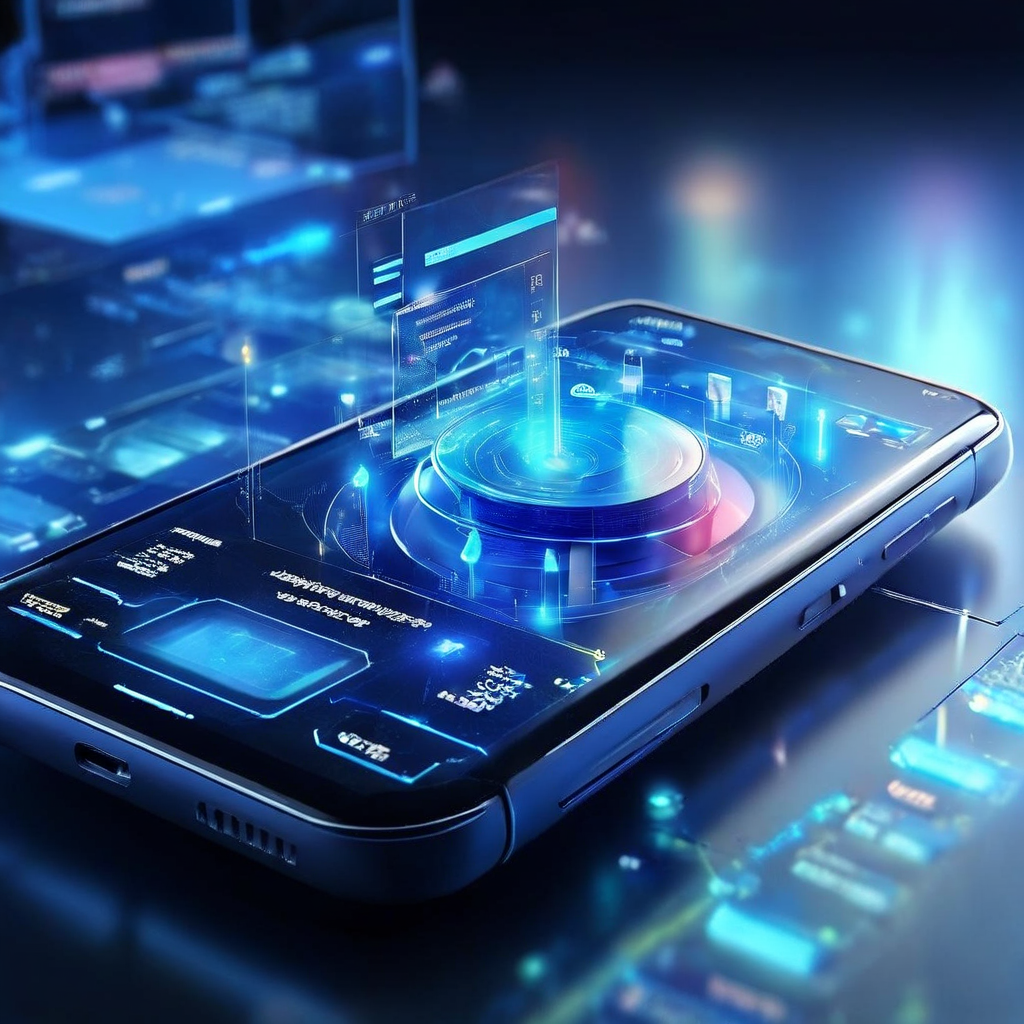 Futuristic mobile interface close-up showing layered data paths and glowing secure service flow for bet slip check in an online...